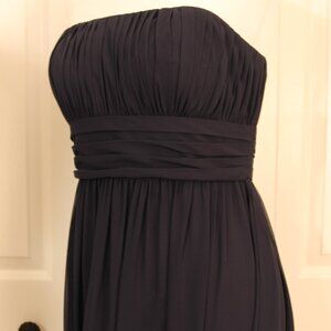 Alfred Angelo Navy Strapless Dress sz. 6